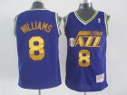 NBA Uath Jazz Deron Williams 8 purple nba jersey