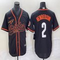 Nike Baltimore Orioles #2 Gunnar Henderson black majestic baseball jersey Joint name-BD