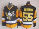 Pittsburgh Penguins #55 Larry Murphy Black Ice hockey jersey