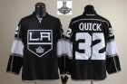 LOS ANGELES KINGS 32 QUICK 2014 NHL champion Jerseys black