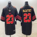 Nike San Francisco 49ers #23 Christian McCaffrey black Color Rush Limited Jersey-BD 04