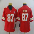 Nike Kansas City Chiefs Travis Kelce #87 red women Color Rush Limited Jersey