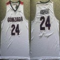 Gonzaga Bulldogs #24 Corey Kispert White 2021 NCAA Basketball Jersey-LC