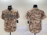 San Diego Padres camo nike majestic baseball Jersey-BD 02