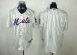 New York Mets blank White stripe mlb jersey