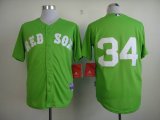 Boston Red Sox 34 Ortiz green mlb jersey