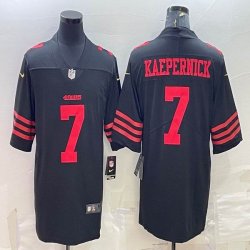 Nike San Francisco 49ers #7 Colin Kaepernick black Color Rush Limited Jersey-BD