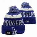 2024 Los Angeles Dodgers blue white MLB Cuffed Knit Hats 04