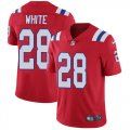 Nike New England Patriots James White #28 red Color Rush Limited Jersey