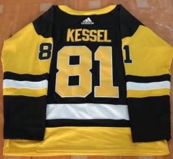 Adidas Pittsburgh Penguins #81 Phil Kessel Black NHL Jerseys A patch