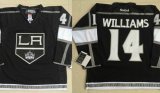 Youth Los Angeles Kings Justin Williams 14 black NHL Jersey