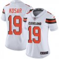 Women Browns #19 Kosar white Nike Color Rush Limited Jerseys