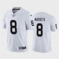 Oakland Raiders #8 Mariota Nike white Color Rush Limited Jersey