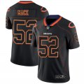 Nike Bears #52 Khalil Mack black fashion Color Rush Limited Jersey