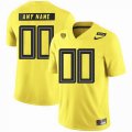 Custom Oregon Ducks yellow College Color Rush Limited Jerseys