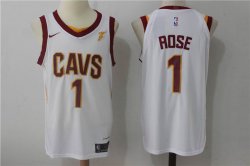 Nike Cleveland Cavaliers #1 Derrick Rose white nba basketball jersey