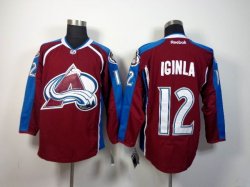 reebok Colorado Avalanche #12 Jarome Iginla red NHL Jerseys