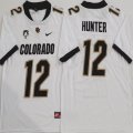 Colorado Buffaloes #12 Travis Hunter white Stitched Football Jersey