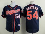 2015 Minnesota Twins #54 Ervin Santana dark blue baseball jersey