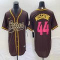 Nike San Diego Padres #44 Joe Musgrove brown MLB Baseball jerseys Joint name-BD 01