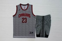 Cleveland Cavaliers LeBron James #23 gray fashion nba suits