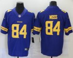 Nike Minnesota Vikings #84 Randy Moss Purple gold Color Rush Limited Jersey