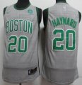 Nike Boston Celtics #20 Gordon Hayward Gray NBA basketball Jerseys