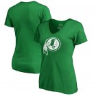 Washington Redskins Pro Line by Fanatics Branded Women's St. Patrick's Day White Logo T-Shirt - Kelly Green