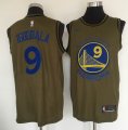 Golden State Warriors #9 Andre Iguodala Green nike nba jersey