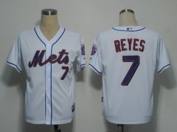 MLB Jerseys New York Mets 7 Reyes White