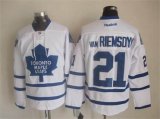 Toronto Maple Leafs van Riemsdyk #21 white nhl Jerseys