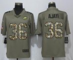 Nike Philadelphia Eagles 36 Ajayi Olive Camo Carson 2017 Salute to Service Limited Jersey