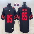 Nike 49ers #85 George Kittle black Color Rush Limited Jersey -BD