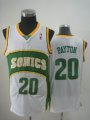 Seattle SuperSonics #20 Gary Payton white Soul Swingman NBA Jersey