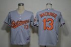 Baltimore Orioles #13 Manny Machado Grey MLB Jerseys