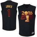 Cleveland Cavaliers #1 Jones #1 Black Champion NBA Jerseys