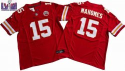 Kansas City 15# Patrick Mahomes red Nike Vapor F.U.S.E. Limited Jersey 03