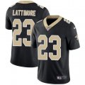 New Orleans Saints #23 Marshon Lattimore Nike black Color Rush Limited Jersey