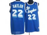 Los Angeles Lakers 22# BAYLOR blue jersey