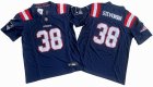 New England Patriots #38 Rhamondre Stevenson Nike Navy Vapor F.U.S.E. Limited Jersey 03-BX