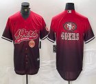 Nike San Francisco 49ers blank red baseball Joint name -BD 05