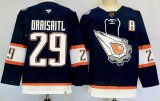 Edmonton Oilers #29 Leon Draisaitl Navy Hockey Jersey-PD