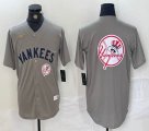 Nike New York Yankees blank gray MLB baseball Jersey -BD 22