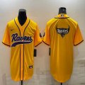 Nike Detroit Lions blank yellow baseball jerseys Joint name-BD 01