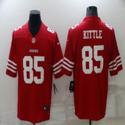 Nike 49ers #85 George Kittle red Color Rush Limited Jersey