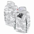 Carolina Panthers Nike Arctic Camo 2024 Salute to Service Club Fleece Pullover Hoodie