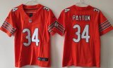 Women Chicago Bears #34 Walter Payton orange Nike Vapor F.U.S.E. Limited Jersey