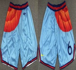 NBA Shorts skyblue orange