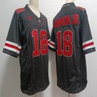 Ohio State Buckeyes #18 Marvin Harrison Jr. black NCAA 2023 Stitched College Football Jersey