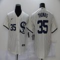 Chicago White Sox #35 Thomas white majestic Baseball Jersey Dream version -BD